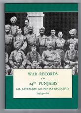 War Records of the 24th Punjabis (4th Battalion 14th Punjab Regiment) 1914-20