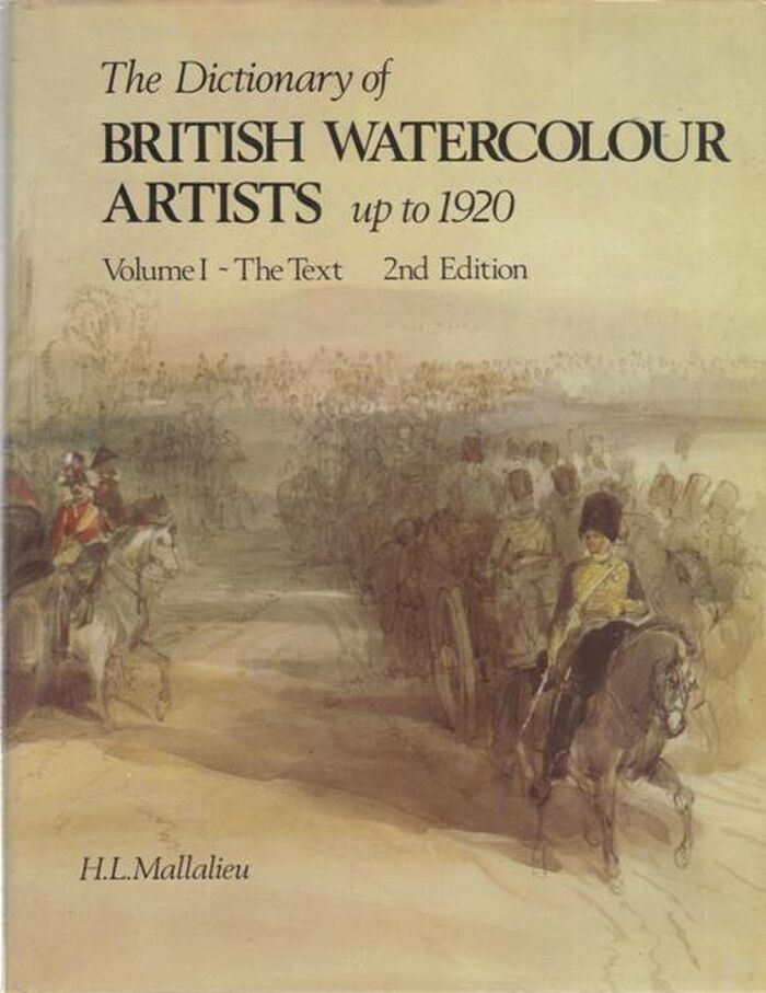 The Dictionary of Watercolour Artists up to 1920: Volume I - The Text Image