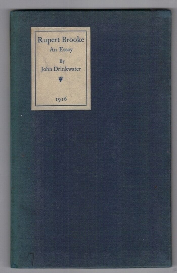 Rupert Brooke. An Essay Image
