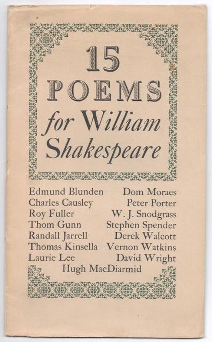 15 Poems for William Shakespeare Image