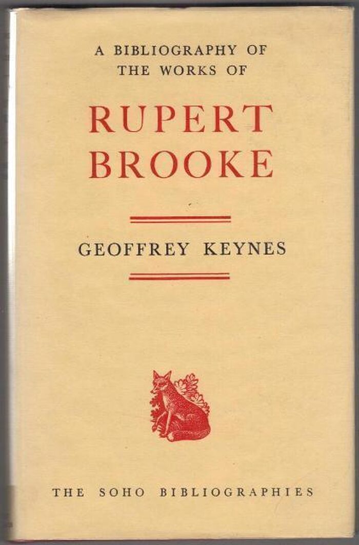 A Bibliography of the Works of Rupert Brooke Image