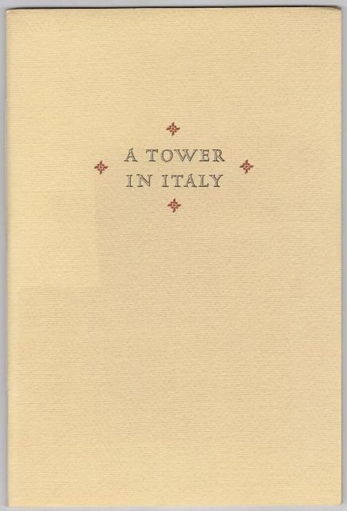 A Tower in Italy: A Legend: Being a Romantic Play in One Act Image
