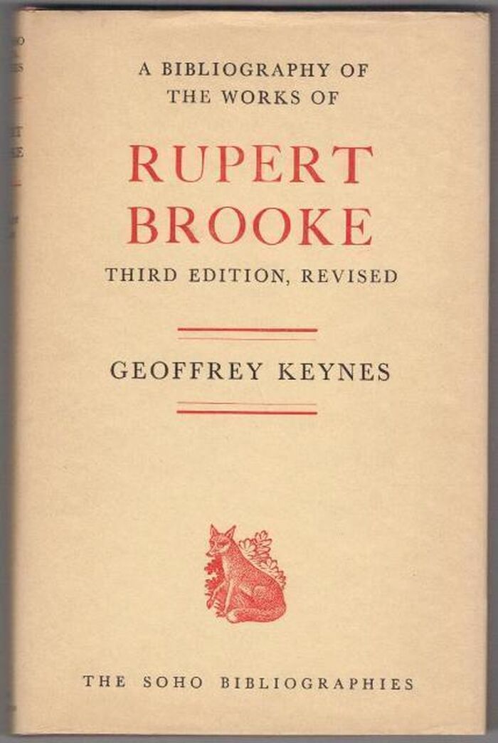 A Bibliography of the Works of Rupert Brooke Image