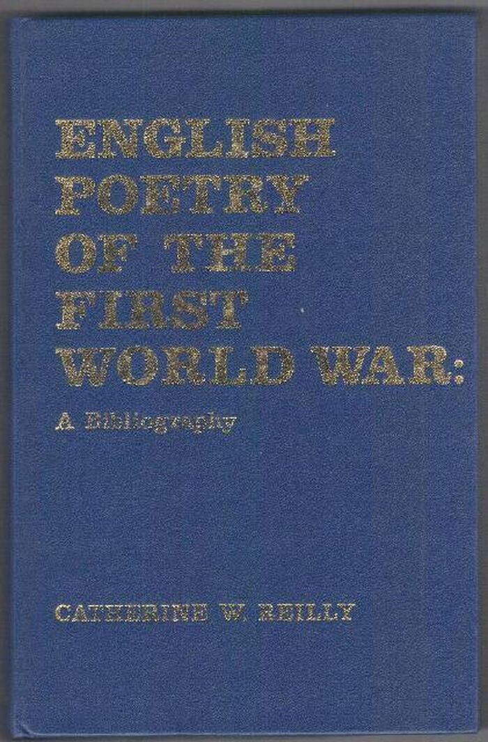 English Poetry of the First World War. A Bibliography Image