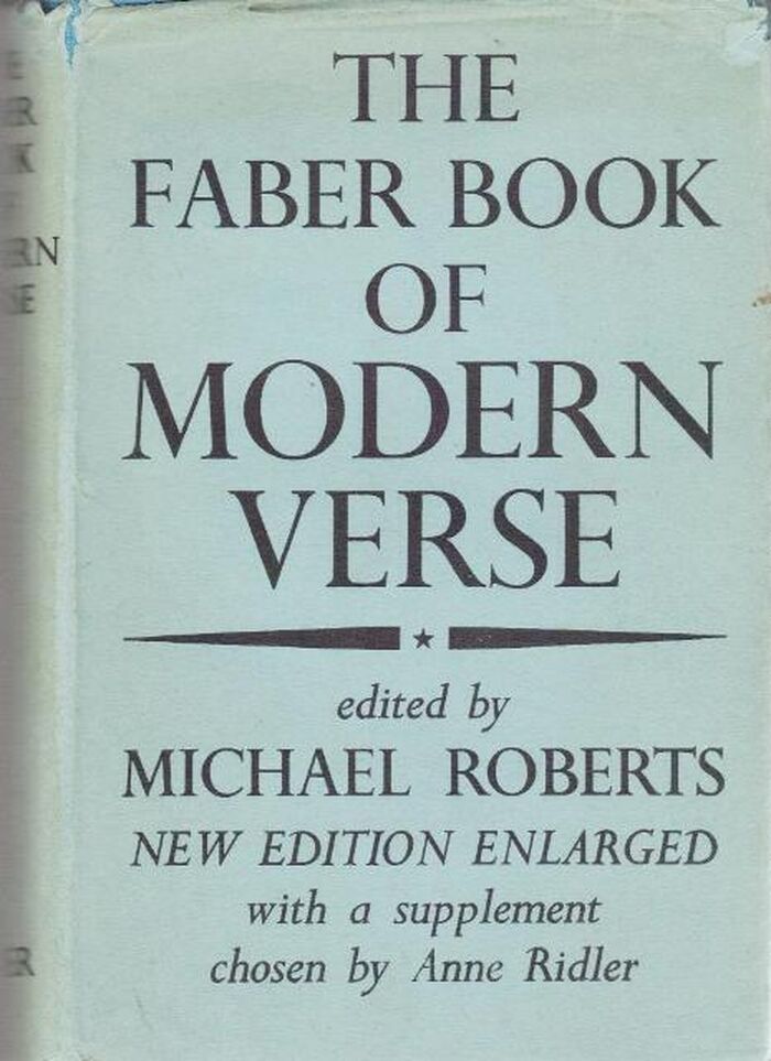 The Faber Book of Modern Verse Image