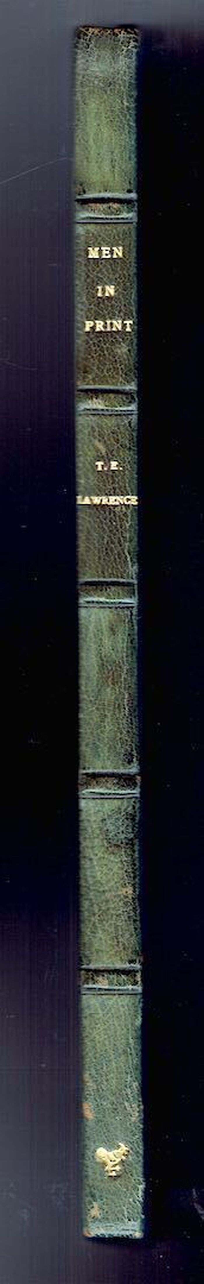 Men in Print. Essays in Literary Criticism by T. E. Lawrence. Image