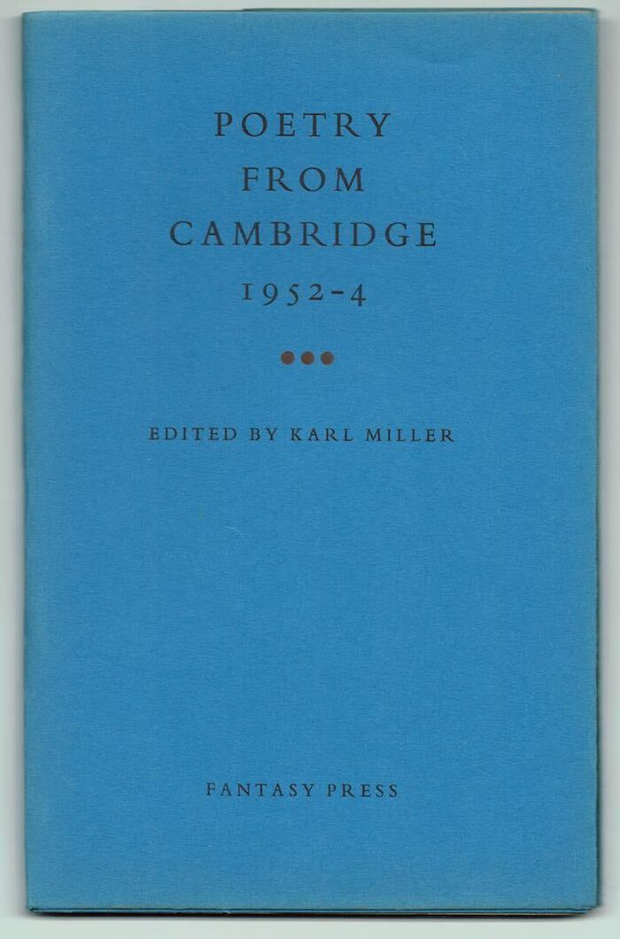 Poetry from Cambridge 1952-4 Image