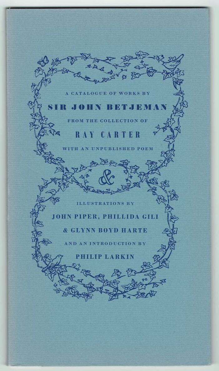 A Catalogue of Works by Sir John Betjeman from the Collection of Ray Carter with an Unpublished Poem Image