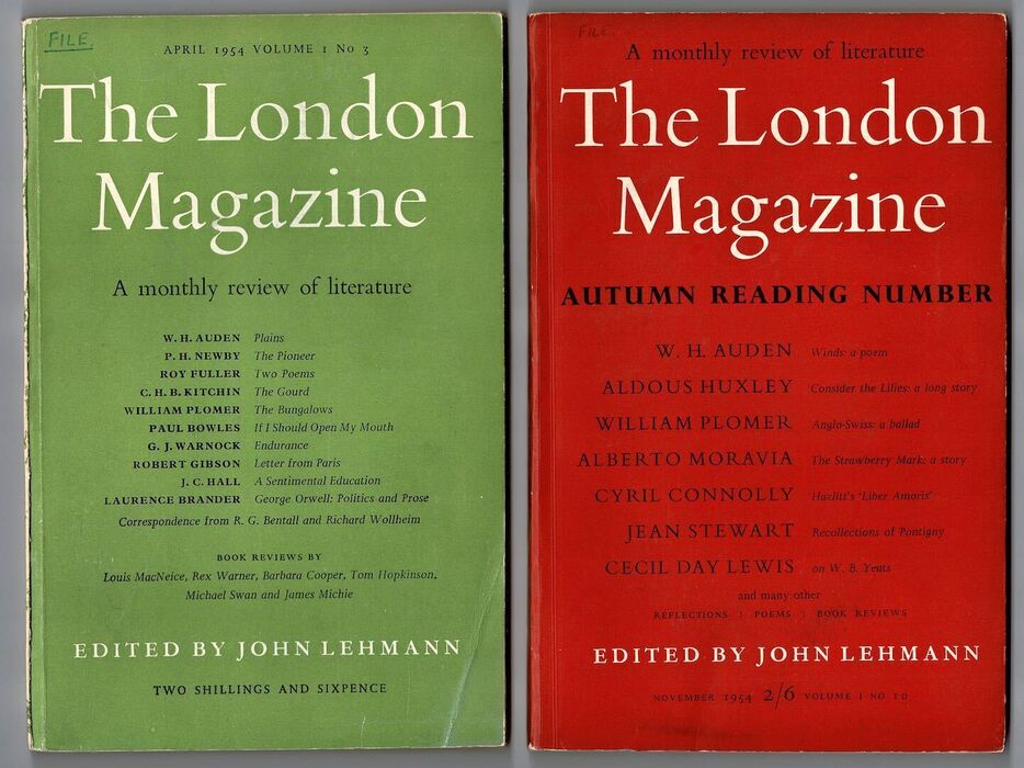 THE LONDON MAGAZINE: VOLUME 1 No.3 and No.10, and VOLUME 2 No.9 Image