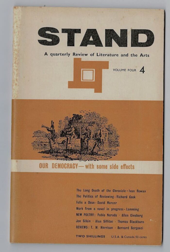 The poem 'Lysergic Acid' in Stand, A quarterly Review of Literature and the Arts Volume 4 No. 4 Image