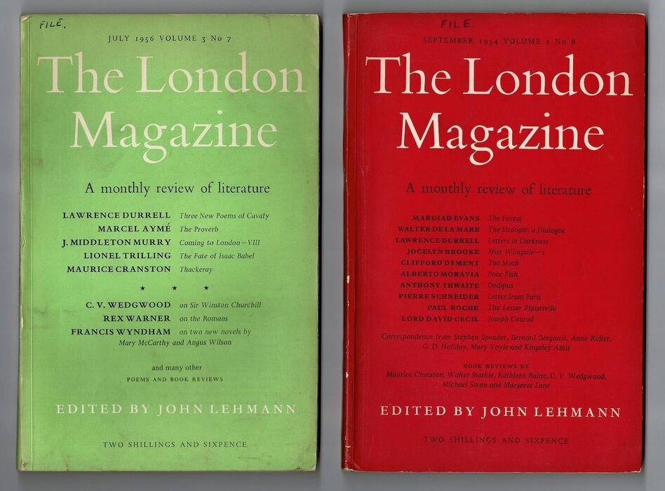 The London Magazine. Vol.1 No.8 and Vol.3 No.7 Image