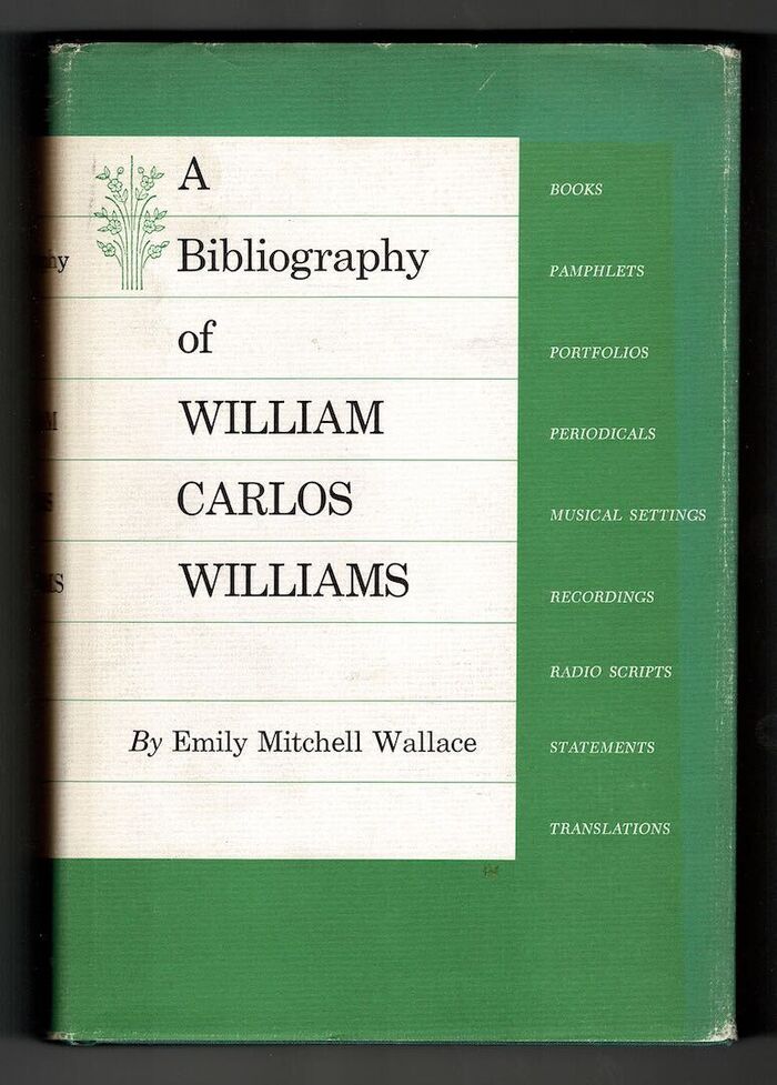 A Bibliography of William Carlos Williams Image