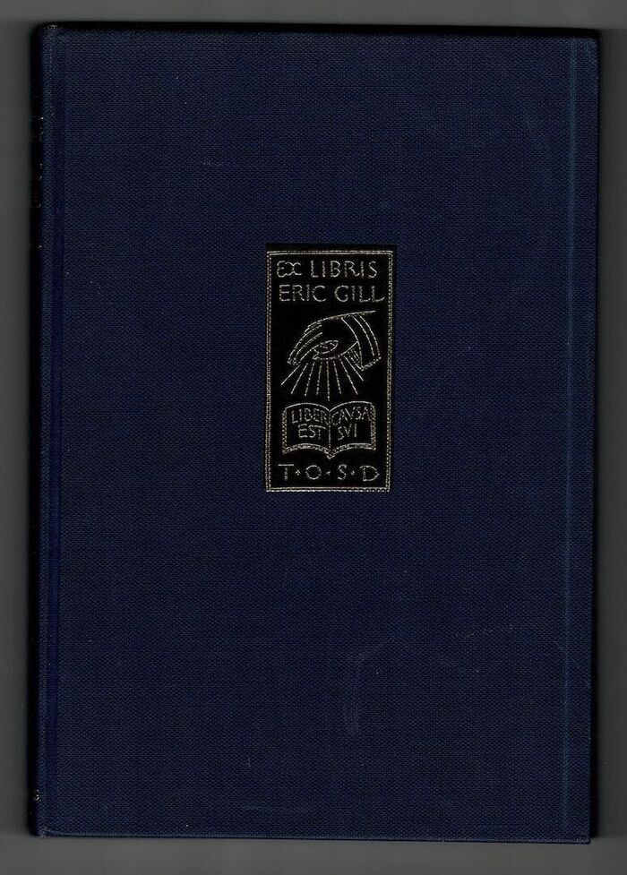Bibliography of Eric Gill Image