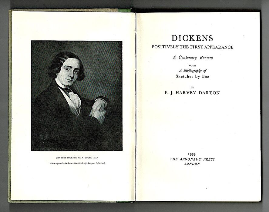 Dickens, Positively the First Appearance: Image