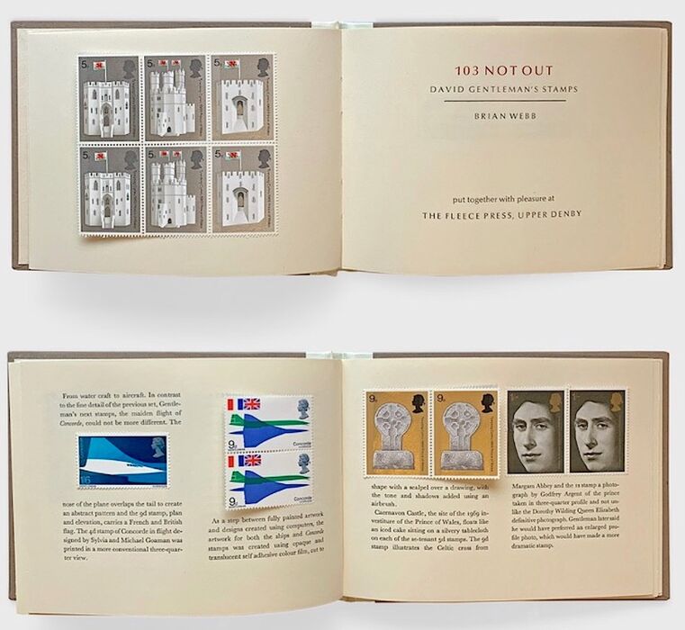 103 Not Out. David Gentleman's Stamps. Image