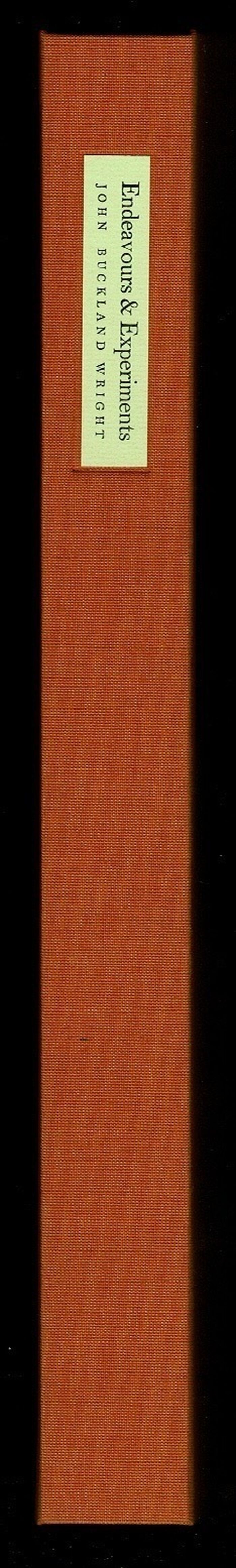 Endeavours & Experiments. John Buckland Wright's essays in woodcut and colour engraving, together with other blocks remaining in his studio. Image