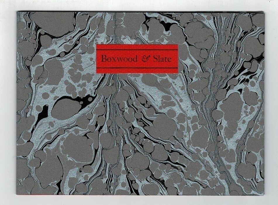 Boxwood & Slate. Wood Engravings by Philip Hagreen printed to save a Cornish gravestone. Image