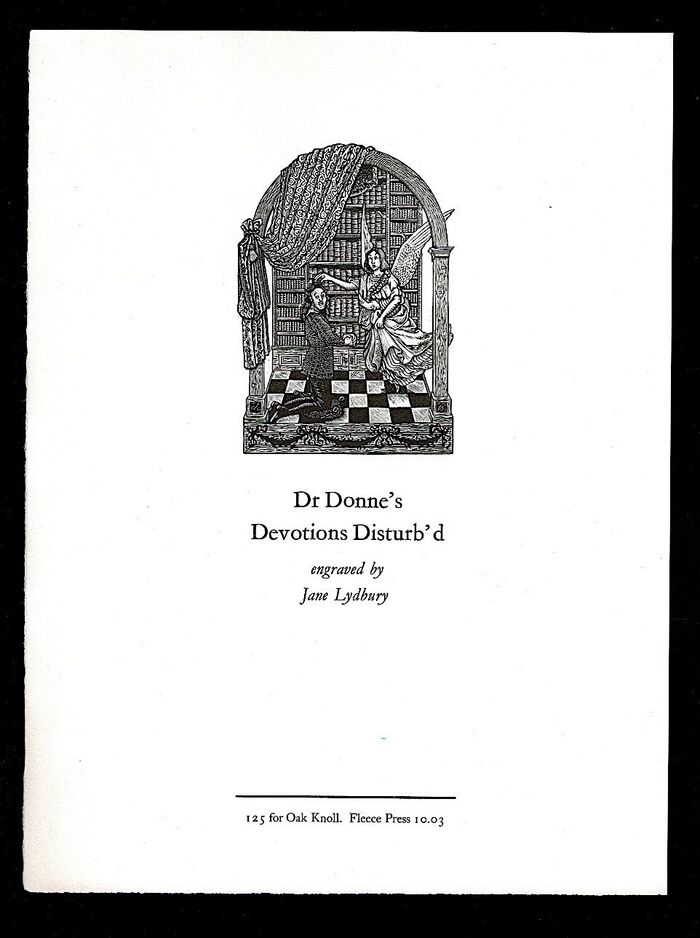 Dr Donne's Devotions Disturb'd. Image