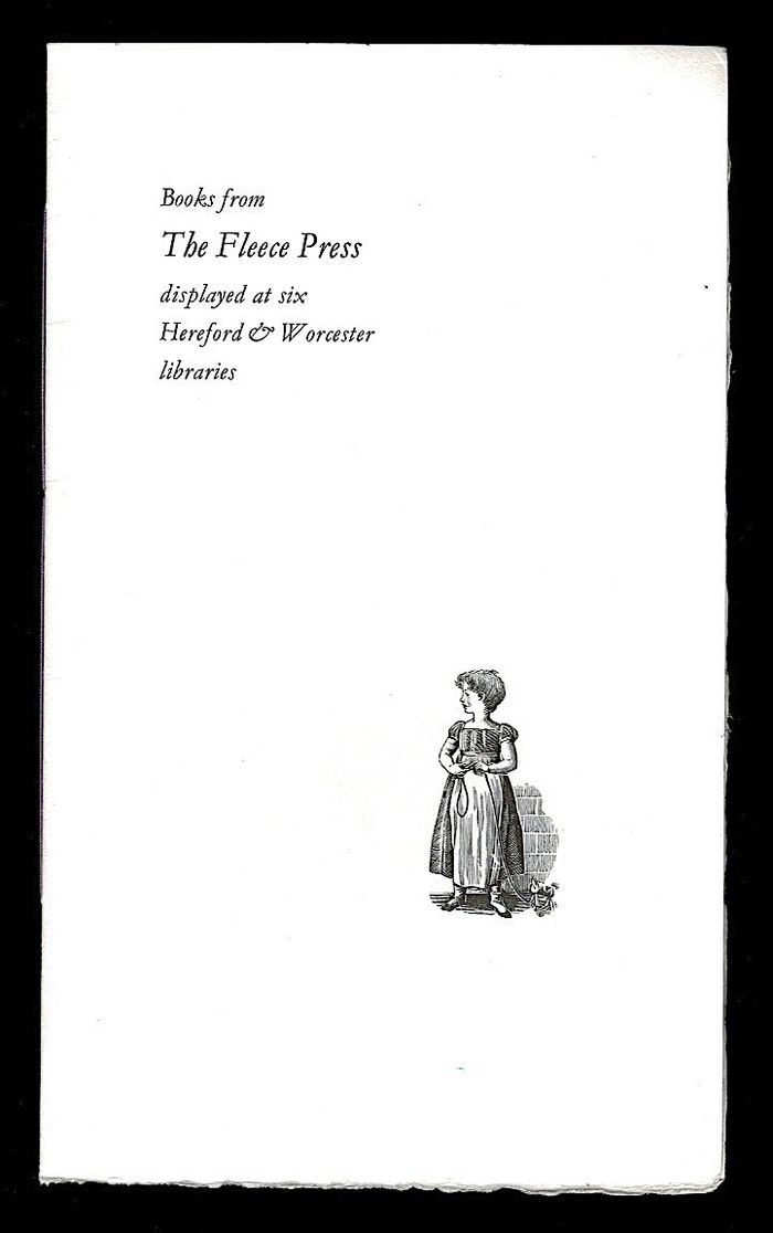 Books from The Fleece Press displayed at six Hereford & Worcester libraries. Image