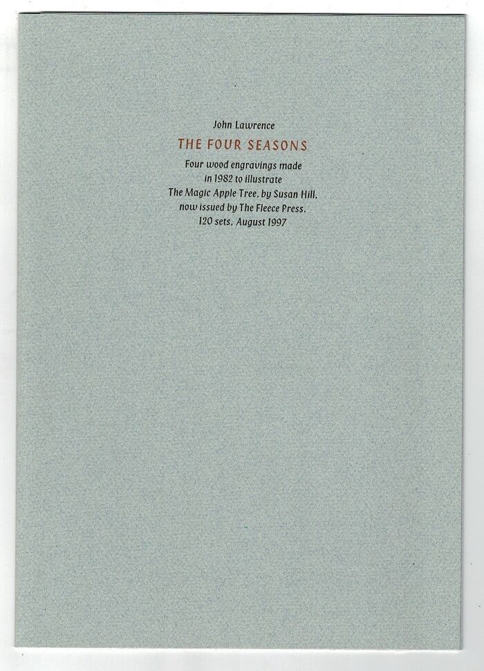 The Four Seasons. Four wood engravings made in 1982 to illustrate The Magic Apple Tree by Susan Hill. Image