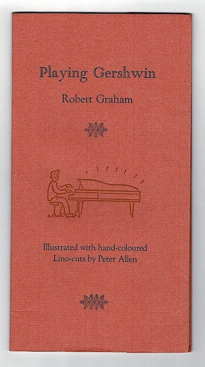 Playing Gershwin. Illustrated with hand-coloured Lino-cuts by Peter Allan. Image