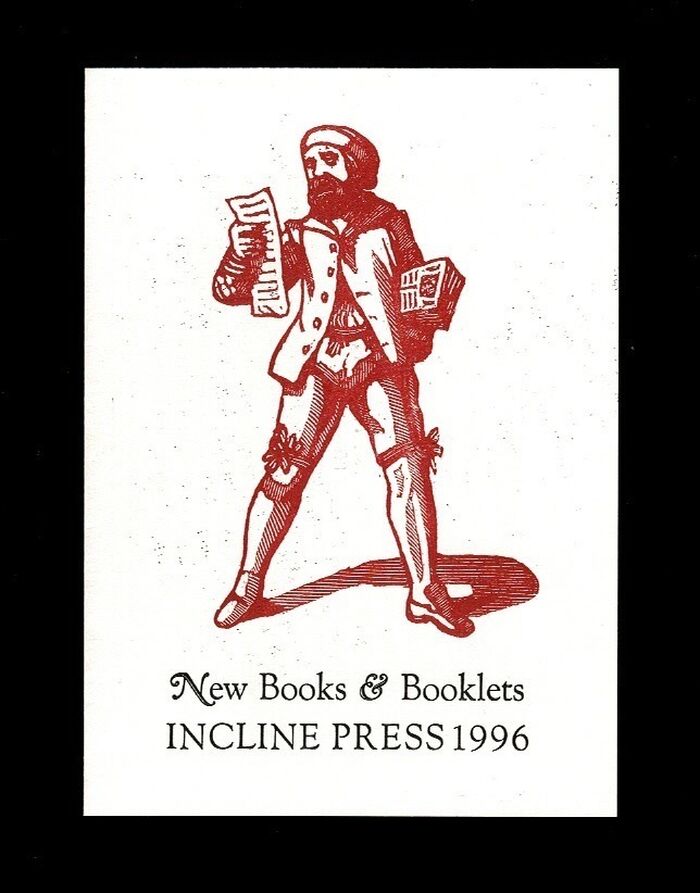 New Books & Booklets: Incline Press 1996. Image