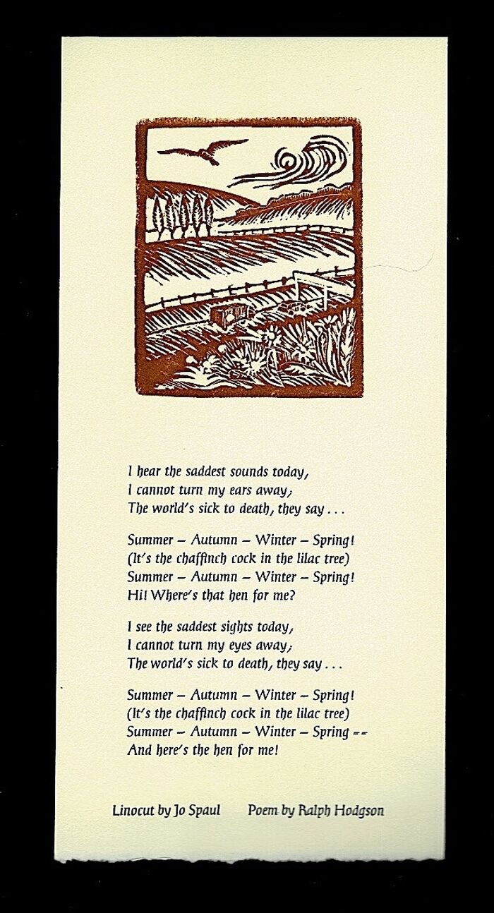 'I hear the saddest sounds today...' Image