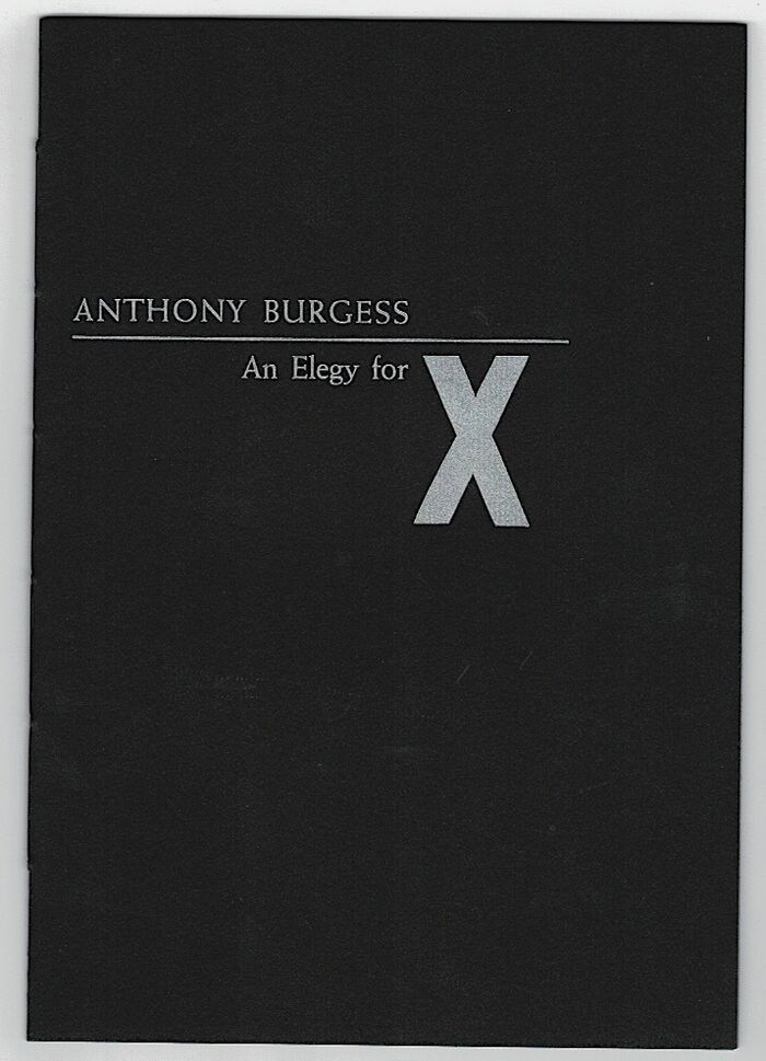 An Elegy for X.  Image