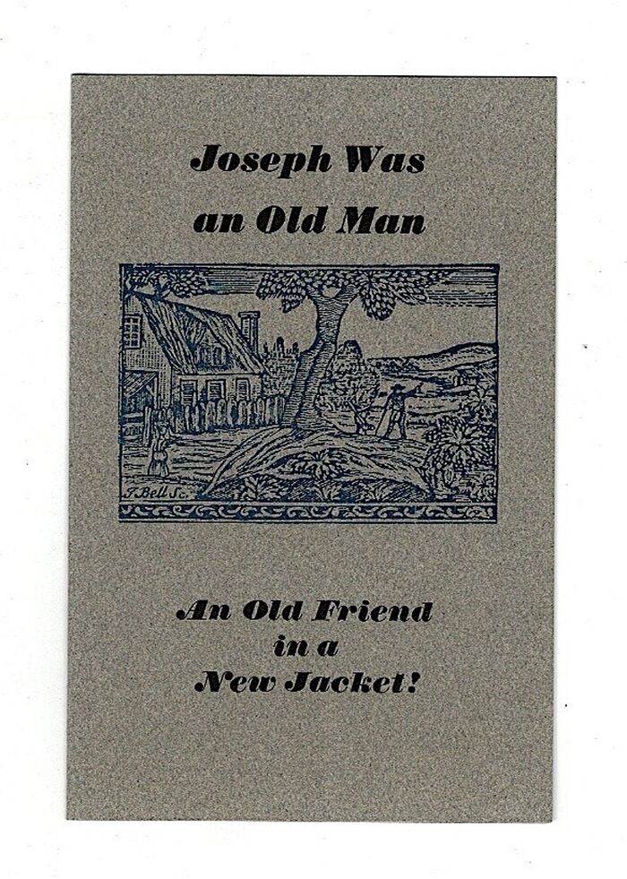 Joseph Was an Old Man. An Old Friend in a New Jacket. Image