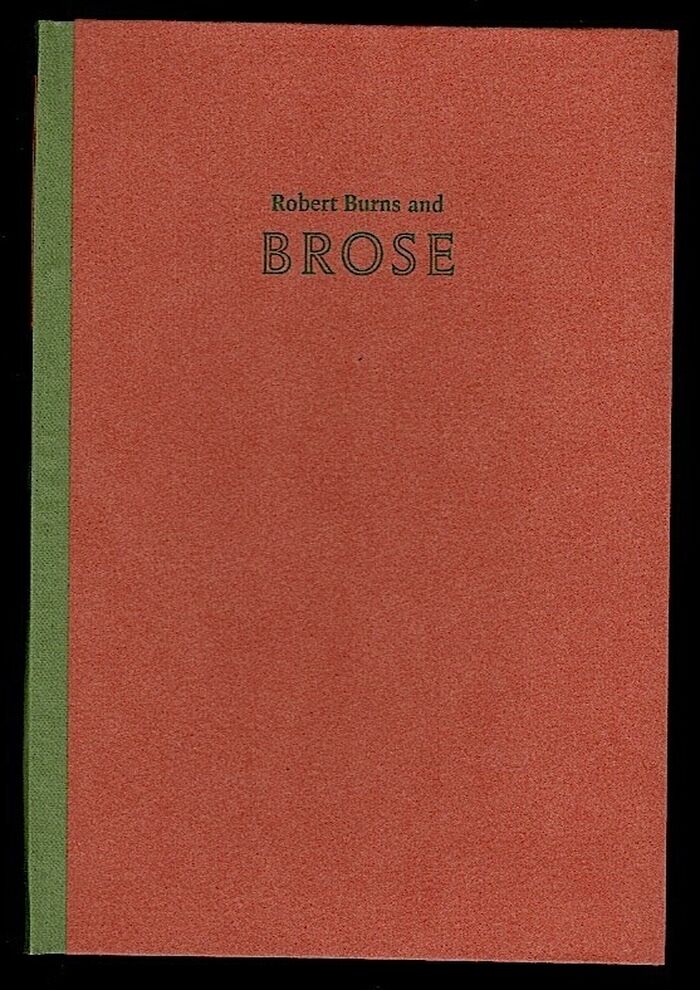 Robert Burns and Brose. Image