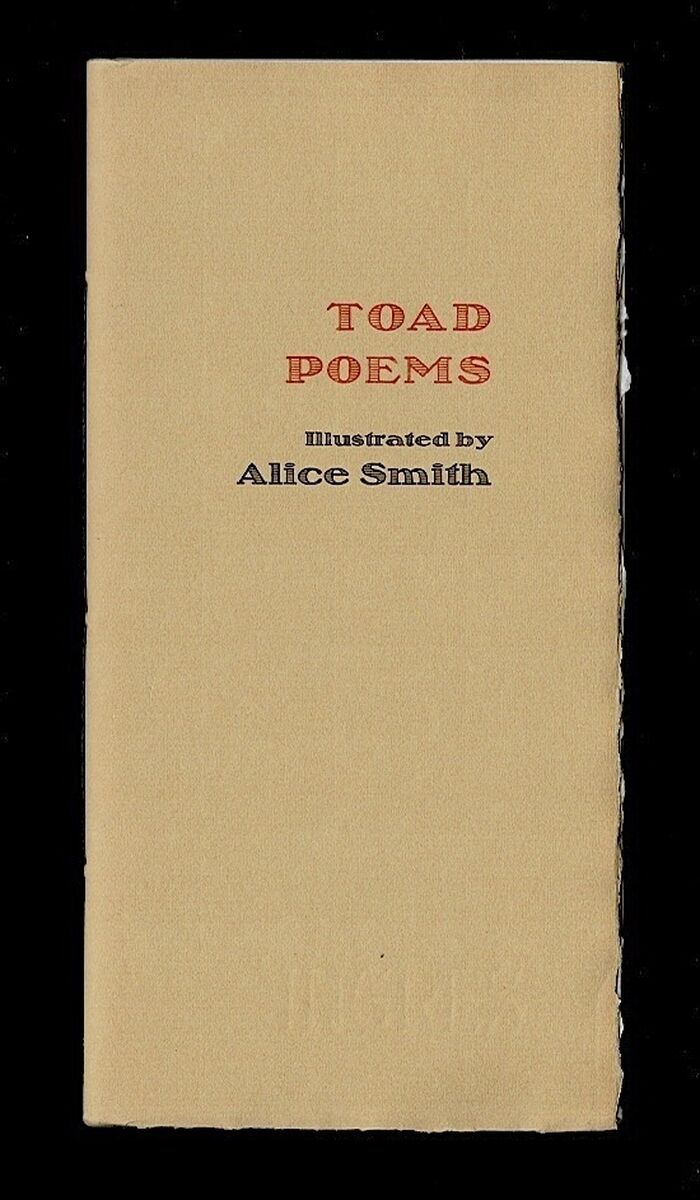 Toad Poems. Image