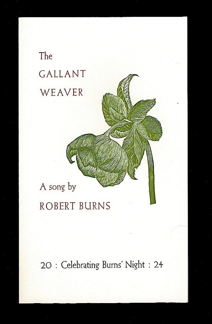 The Gallant Weaver. A Song by Robert Burns. Image