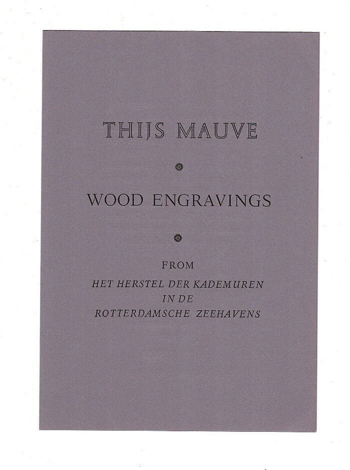 Wood Engravings from Het Herstel Der Kademuren in de Rotterdamsche Zeehavens. Image