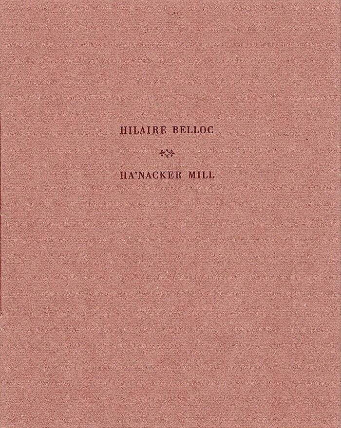 Ha'nacker Mill. Image