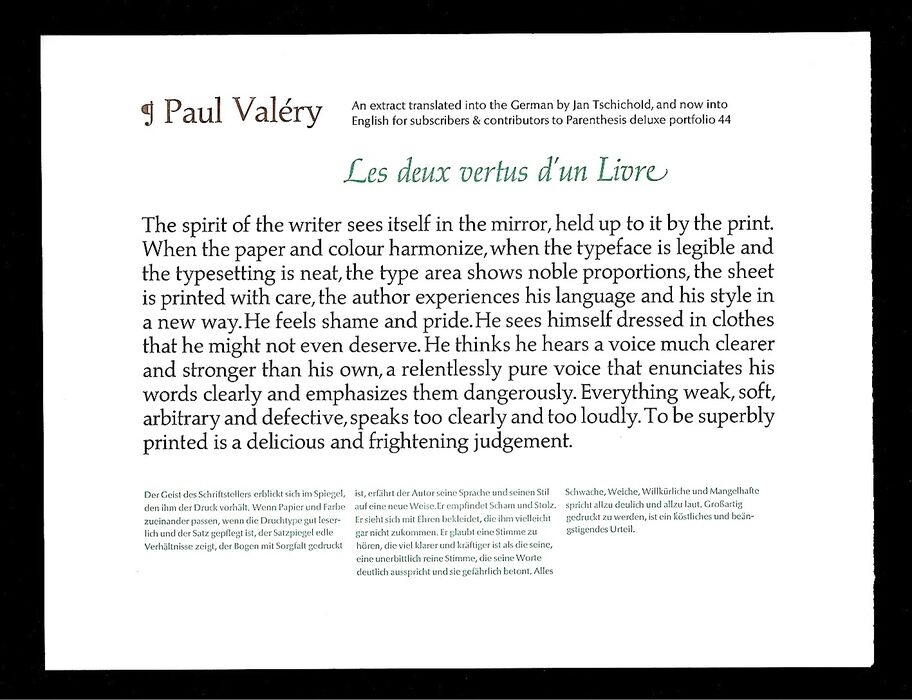 Les deux vertus d'un Livre. Image