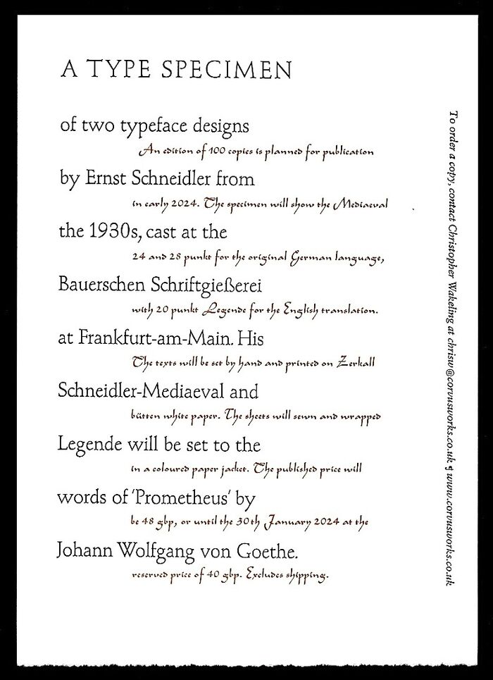 A Type Specimen. Image