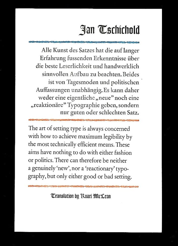 Jan Tschichold. Image