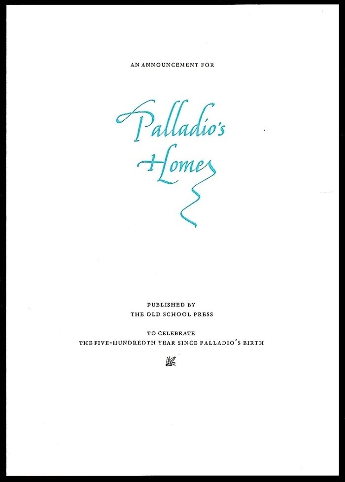 Palladio's Homes. Image