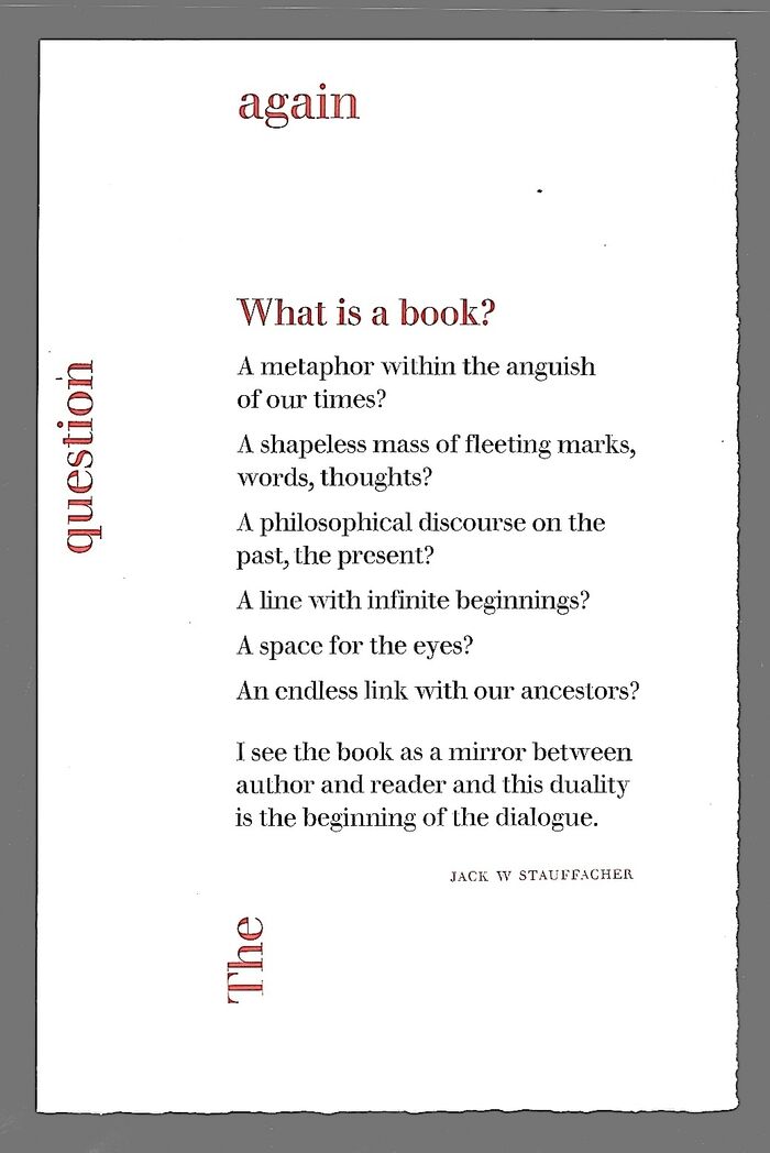 The question again. What is a book? Image
