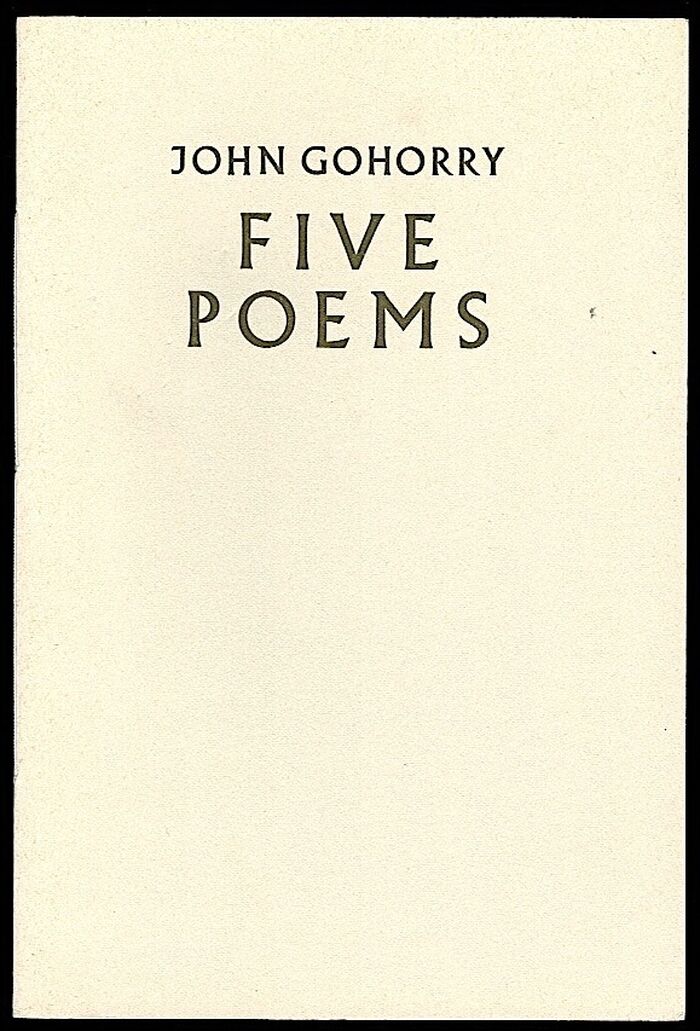 Five Poems. Image