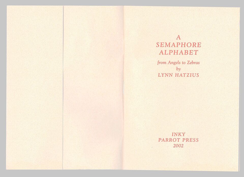 A Semaphore Alphabet from Angels to Zerbras. Image