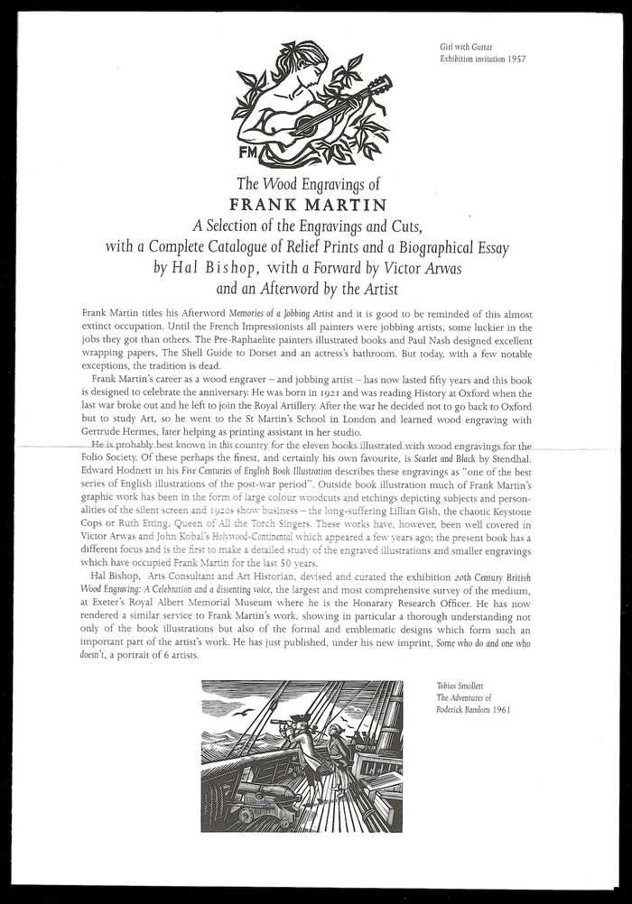 The Wood Engravings of Frank Martin. Image