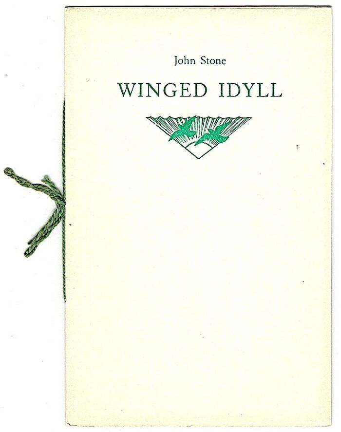 Winged Idyll. Wood Engravings by Ivy Anne Ellis. Image