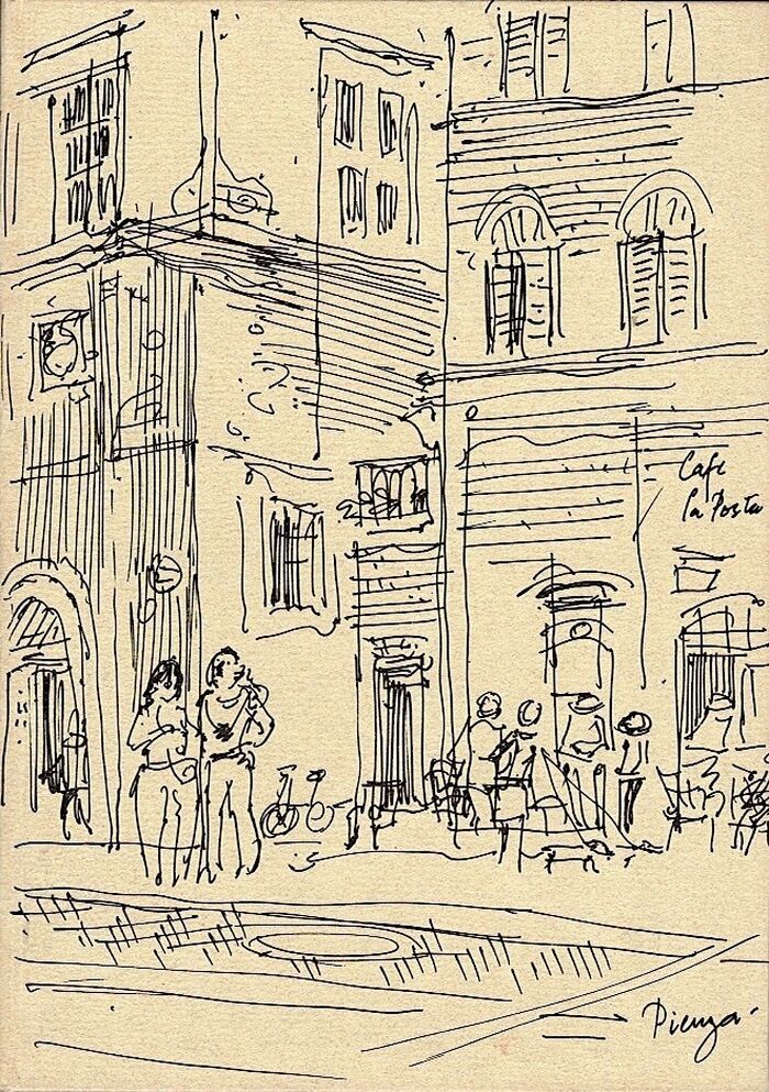 John Lawrence, Sketchbook Drawings. Image