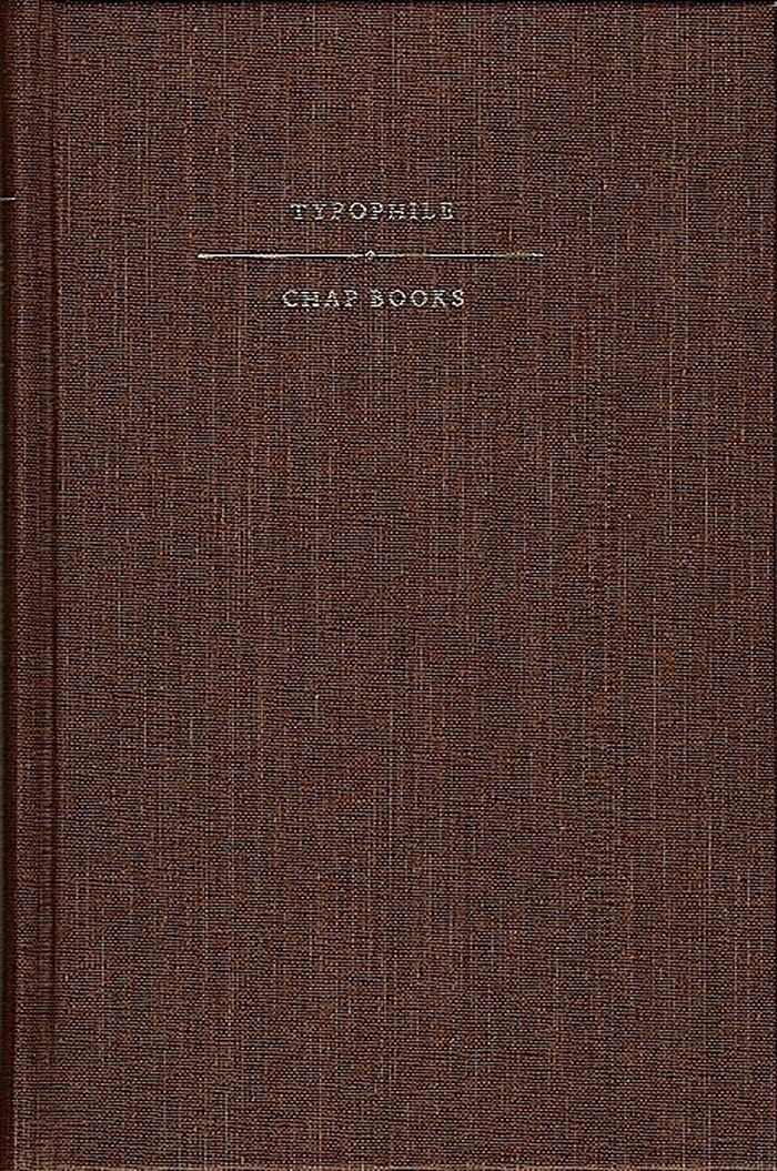 Bibliography of the Typophile Chapbooks 1935-1992. Introduction by Chandler B. Grannis. Image