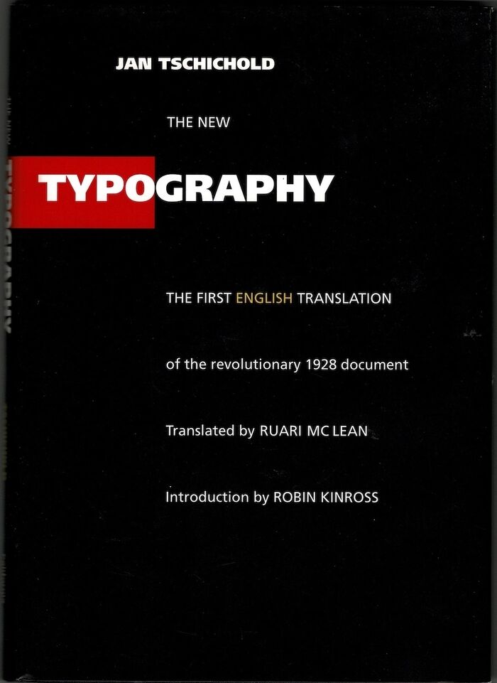 The New Typography. A Handbook for Modern Designers. Image