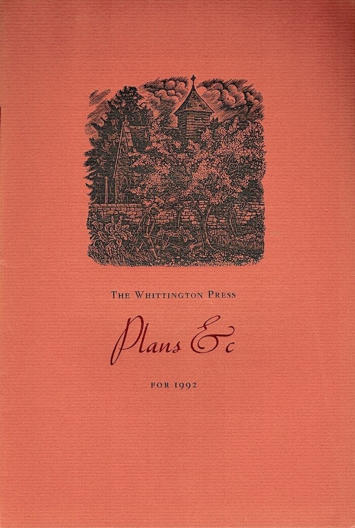 The Whittington Press Plans for 1992 Image