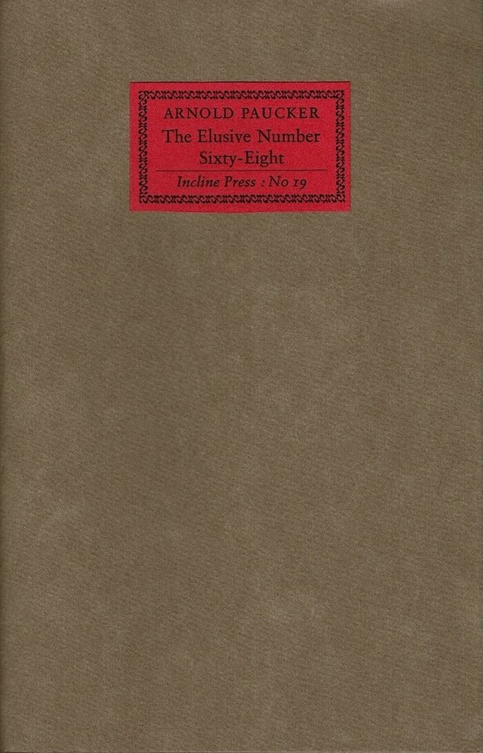 The Elusive Number Sixty Eight. Image