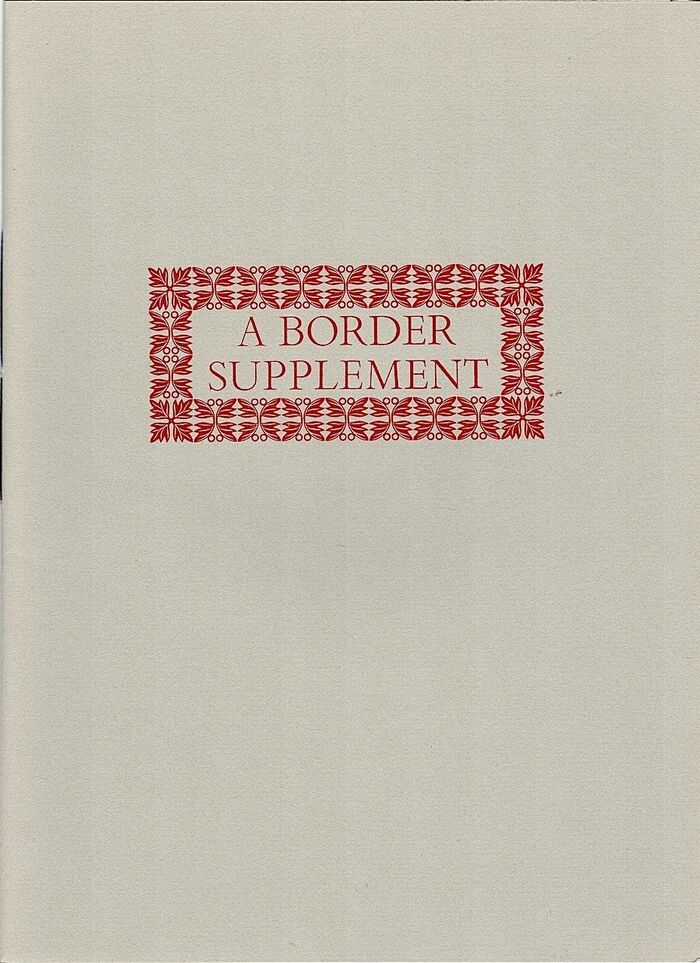 A Border Supplement. Image