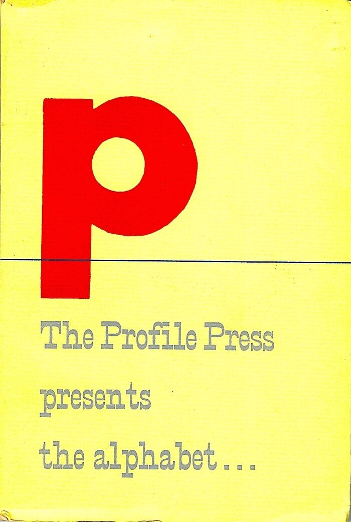 The Profile Press Presents the Alphabet in Sundry Applications. Image